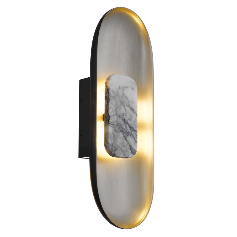 Marilyn 20 inch White Marble LED Wall Sconce image number 8