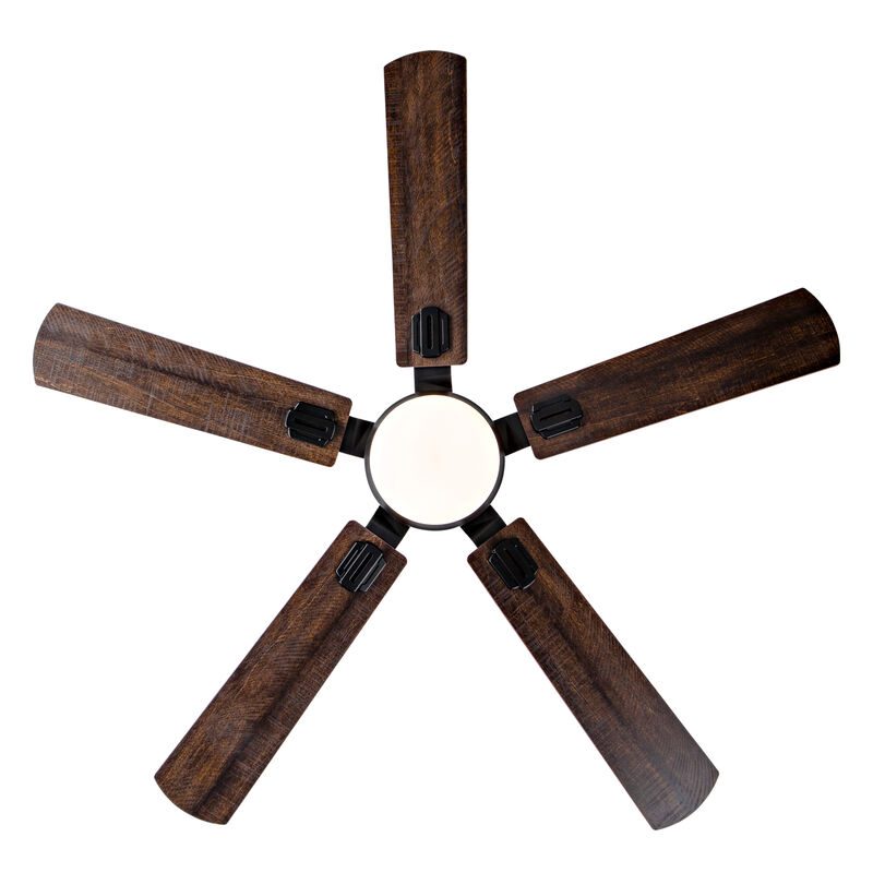 ELEMENT ACE 52 Inch Indoor Outdoor Ceiling Fan with Dimmable LED Light, Quiet Reversible DC Motor, 6 Speed Settings, Remote & App Control for Living Rooms Patios Porches image number 8