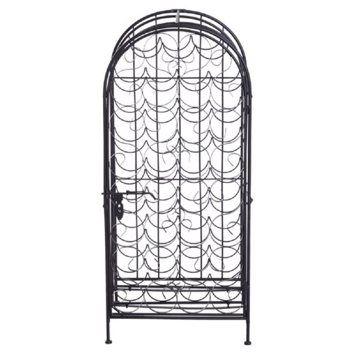 Compact Wine Storage Cabinet with Rack and Display Shelves