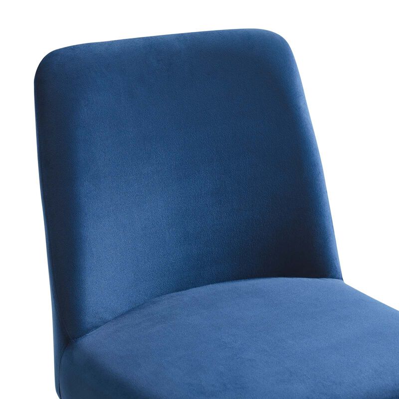 Amplify Sled Base Performance Velvet Dining Side Chair image number 6