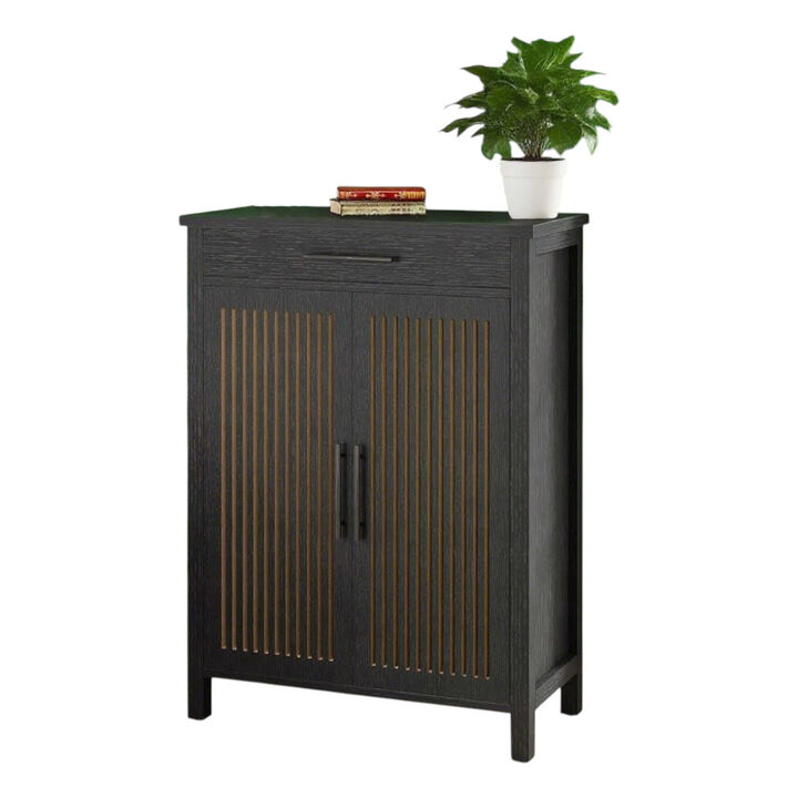 Space-Saving Shoe Storage Cabinet with Adjustable Shelves