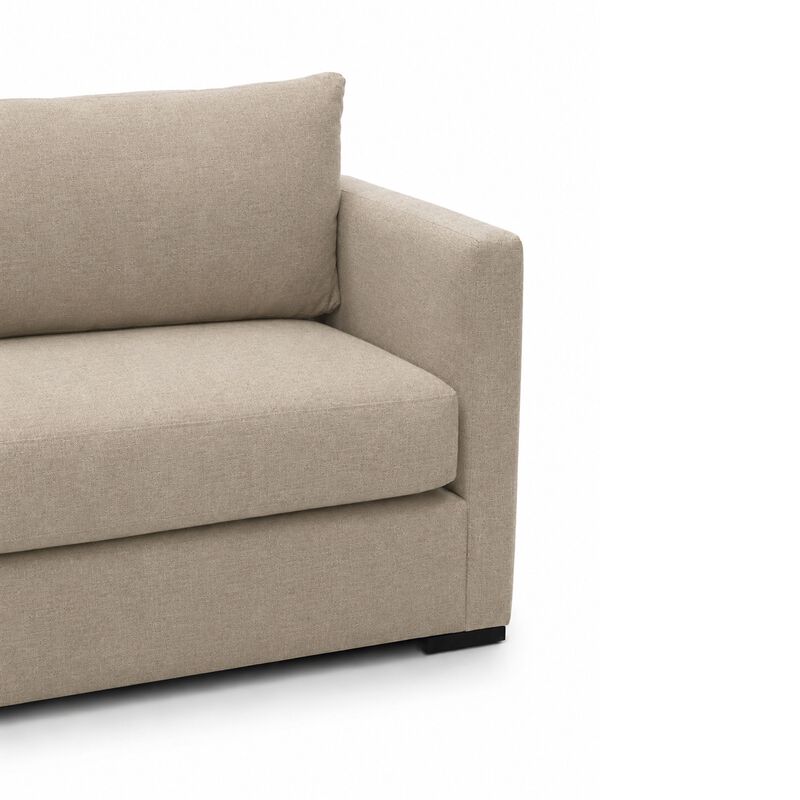 Portsmouth Sand Textured Chenille Sofa image number 4