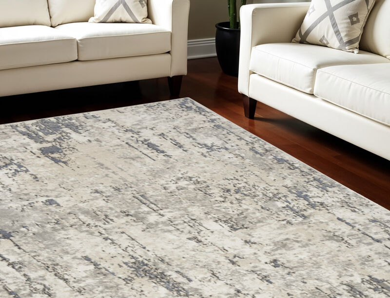 HomeRoots Abstract Power Loom Area Rug image number 1