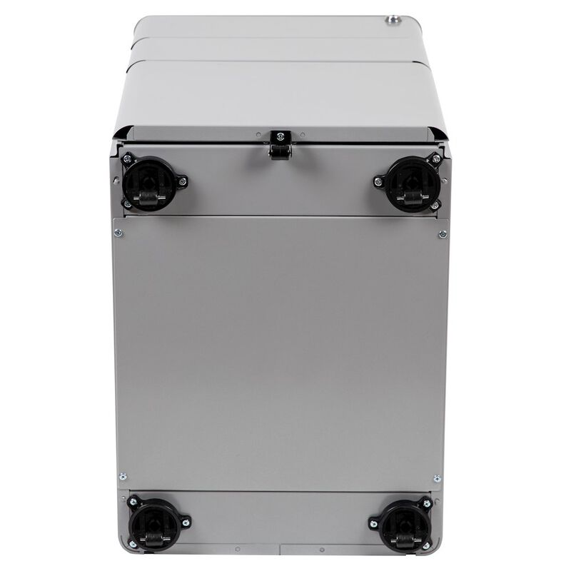 Flash Furniture 3-Drawer Mobile Locking Filing Cabinet with Anti-Tilt Mechanism, Gray image number 8