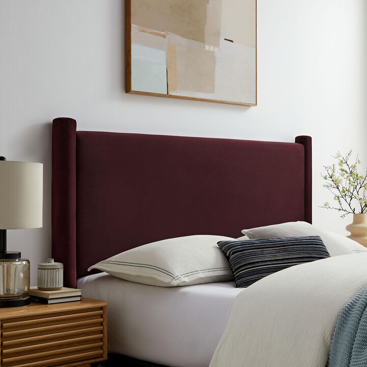 Rael Performance Velvet King Headboard