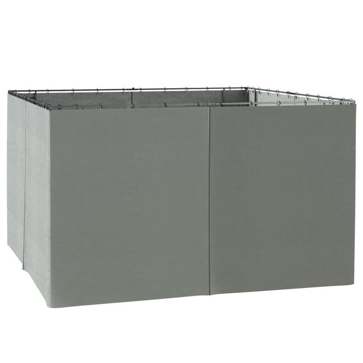 Hivvago Replacement Gazebo Walls 9.84' x 11.8' with C-Rings