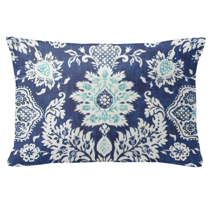 6ix Tailors Fine Linens Osha Blue/Aqua Decorative Throw Pillows