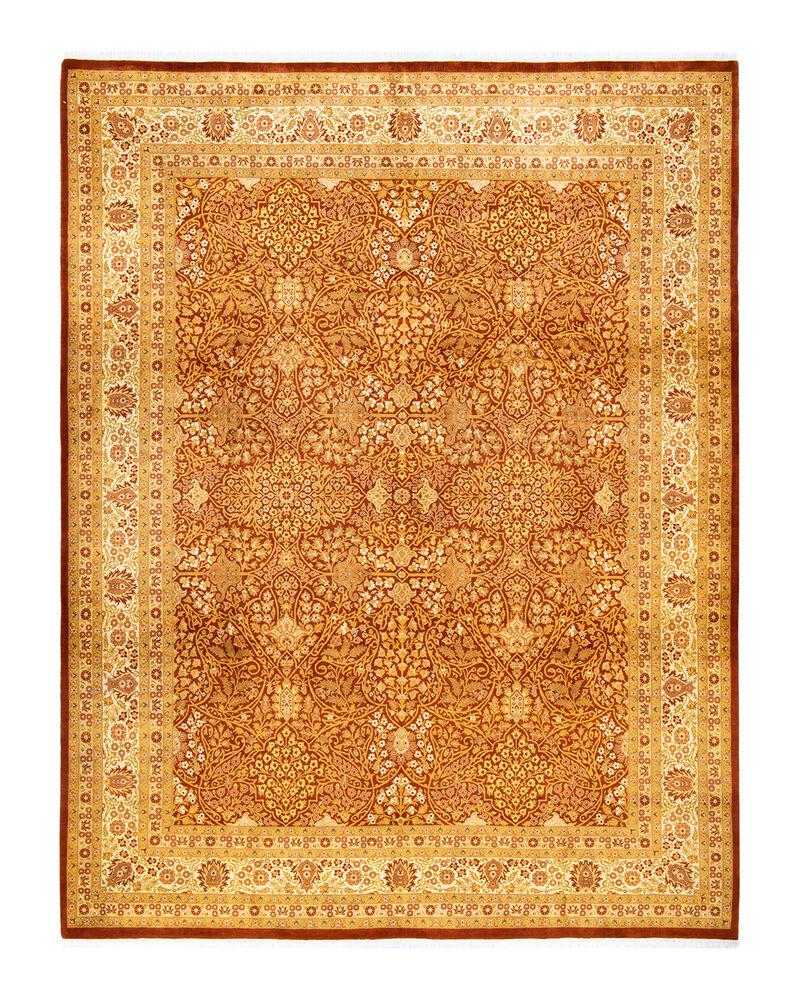 Mogul, One-of-a-Kind Hand-Knotted Area Rug  - Orange, 8' 3" x 10' 8" image number 1