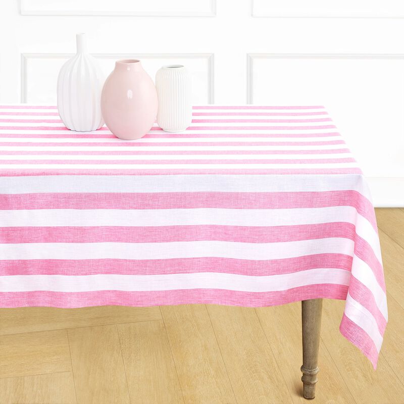 Linen Tablecloth - Cabana Stripe image number 0