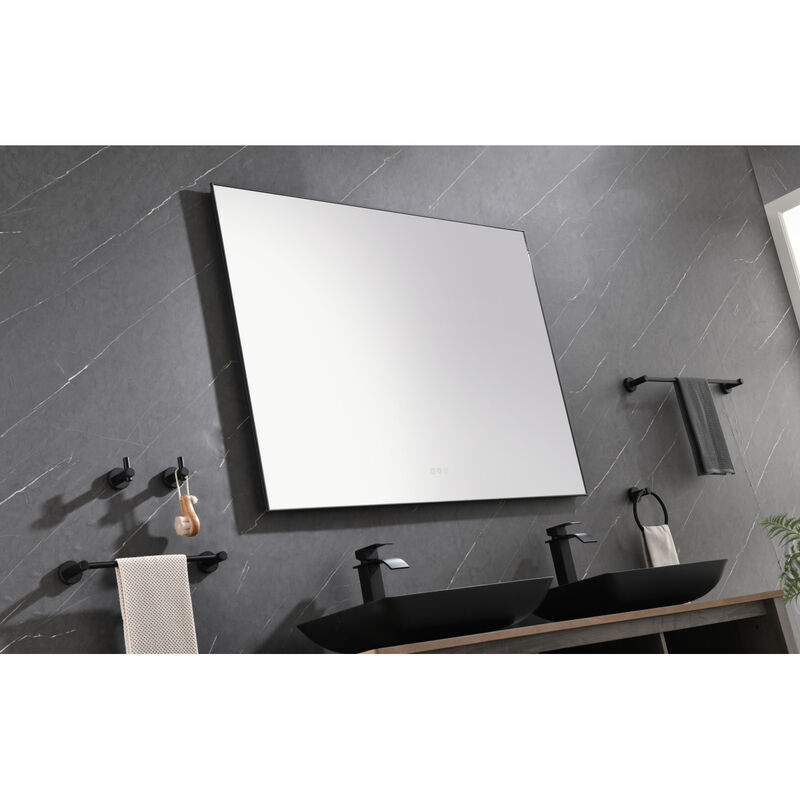 48x 36 inch LED Mirror Bathroom Vanity Mirror with Backlight, Wall Mount Anti-Fog Memory Large Adjustable Vanity Mirror