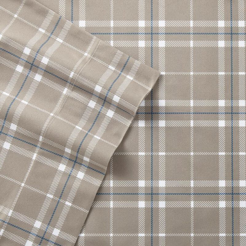 Micro Flannel Printed Deep-Pocket Sheet Set