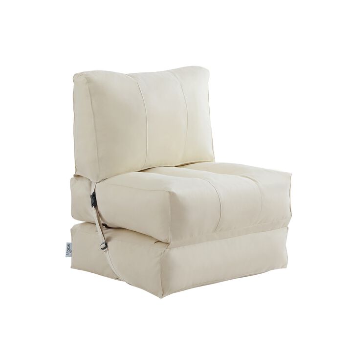 Loungie Cloudy Nylon Bean Bag Chair