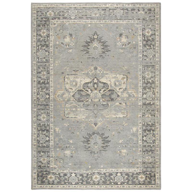 Euphoria Gray 2'6" x 10' Hybrid Rug