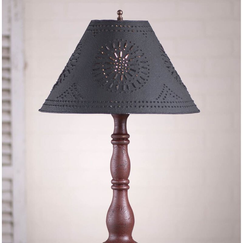 Davenport Lamp In Americana Red With Shade image number 2