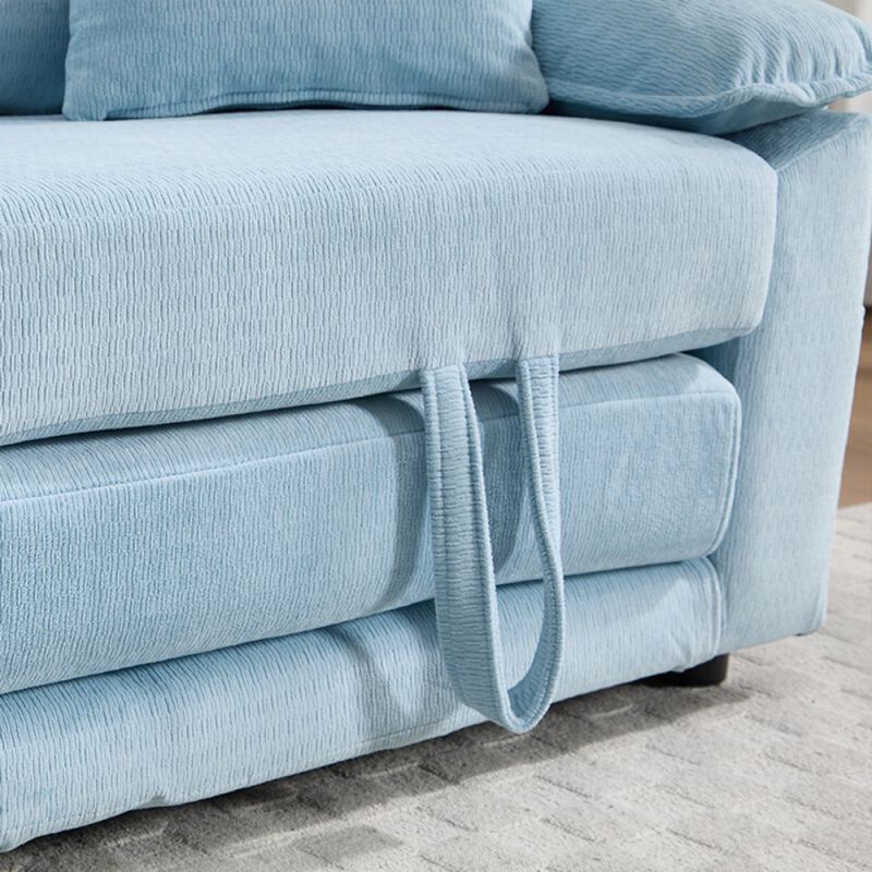 Jidpop 3-in-1 Upholstered Futon Sofa image number 5
