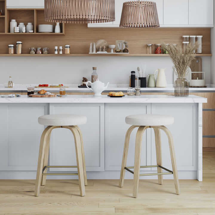 TATEUS Upholstered Bar Stools