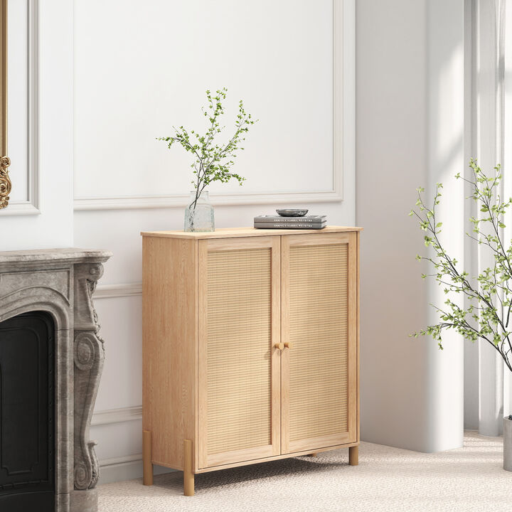 Wegnet  Rattan Doors Cabinet