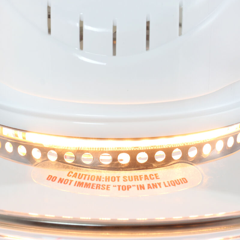 MegaChef Multipurpose Countertop 14.25 Inch Halogen Oven Air Fryer/Rotisserie/Roaster in White image number 2