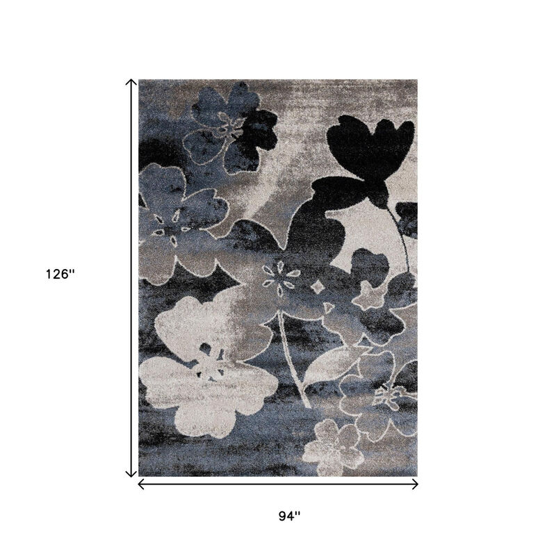 HomeRoots Botanical Leaves Area Rug image number 3