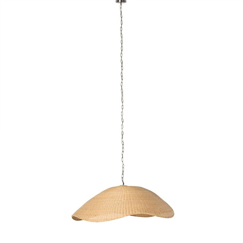 Overscale Woven Rattan Pendant