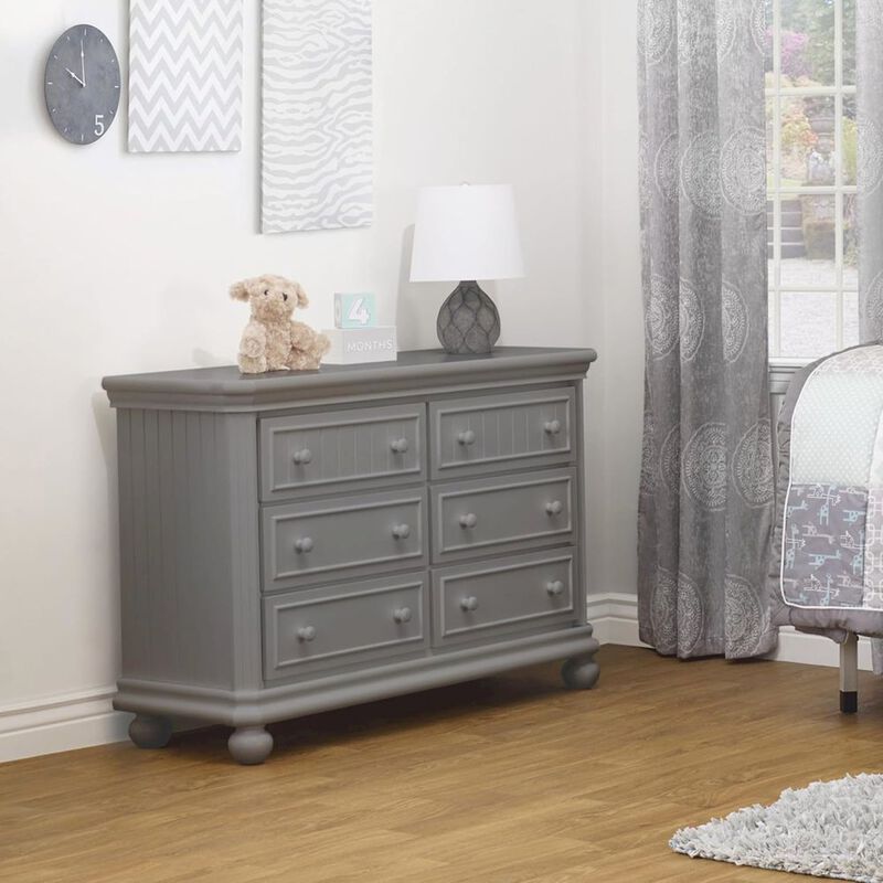 Sorelle Finley RTA 6 Drawer Double Dresser image number 2