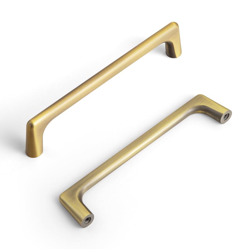 Goo-Ki 6 Pack Brushed Bronze Cabinet pulls,5 inch(128mm) Hole Center Zinc Alloy Drawer Pulls,6 Pack