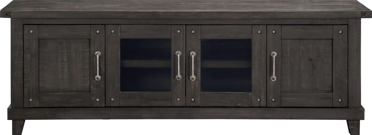 Yosemite Solid Wood Four Door Media Console in Cafe