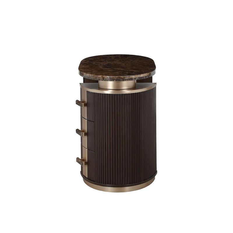 Michael Amini West Kensington Vanity - Medium Espresso