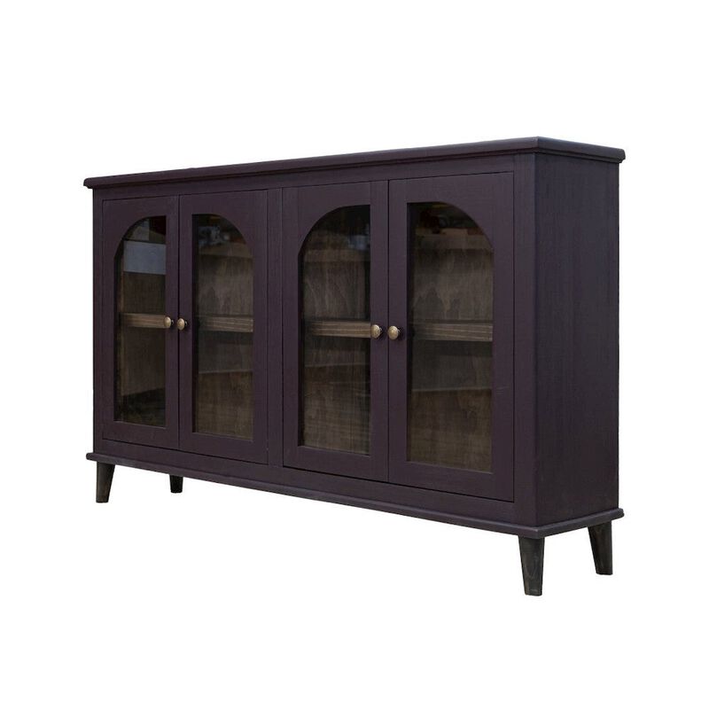 Crafters and Weavers Celtic Solid Wood Console / TV Stand / Sideboard - 71 - Purple