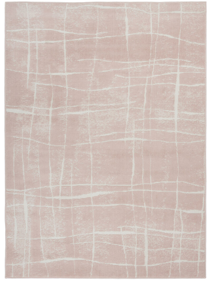Whimsicle WHS09 Pink/Ivory 5' x 7' Rug image number 0