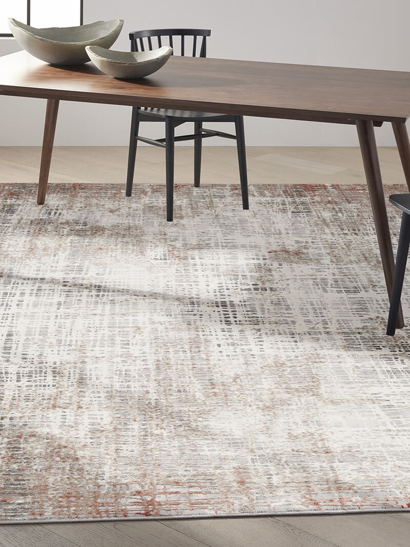 CK022 Infinity IFN01 Turquoise/Multicolor 7'10" x 9'10" Rug