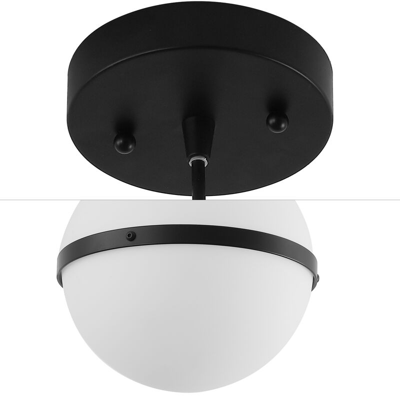 Porter 8" Modern Minimalist Globe LED Pendant Light