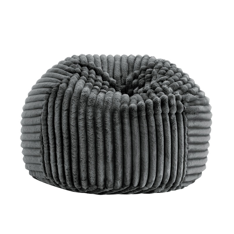 Sky Luxe Gun Metal Grey Memory Foam Lounger