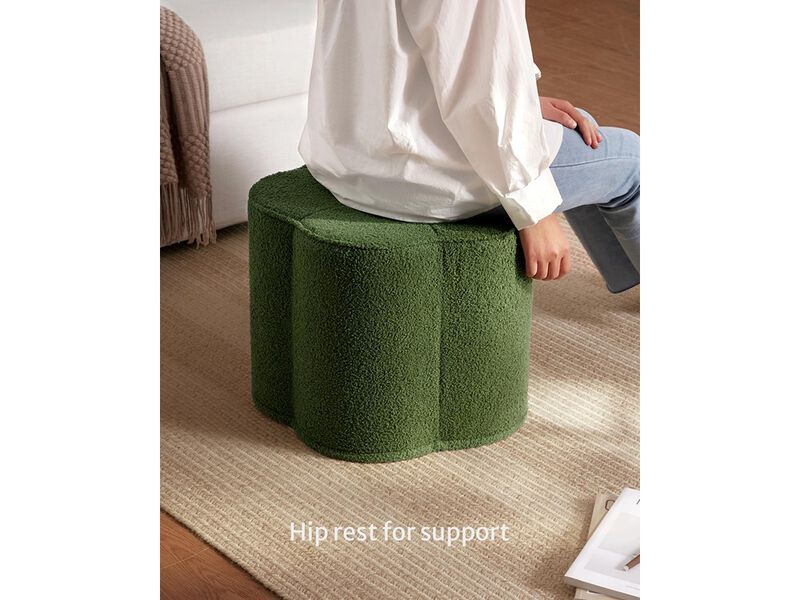 Comfy Floral Ottoman for Living Room