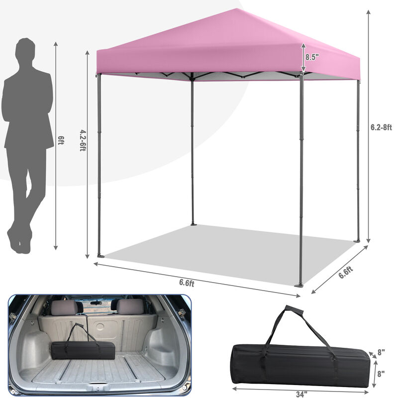 Portable Pop-Up Canopy Tent for Outdoor Sports and Festivals