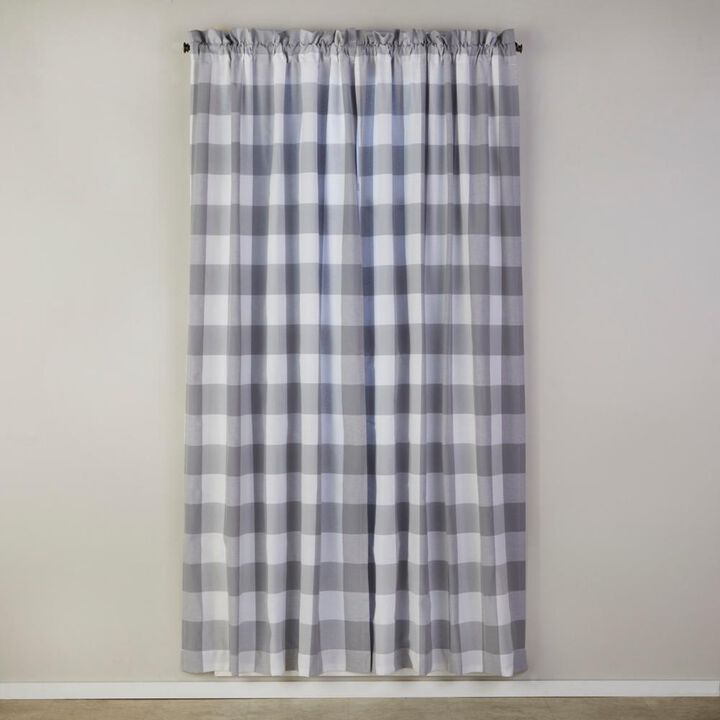 SKL Home By Saturday Knight Ltd Grandin Curtain Panel - 40X84", Gray/White