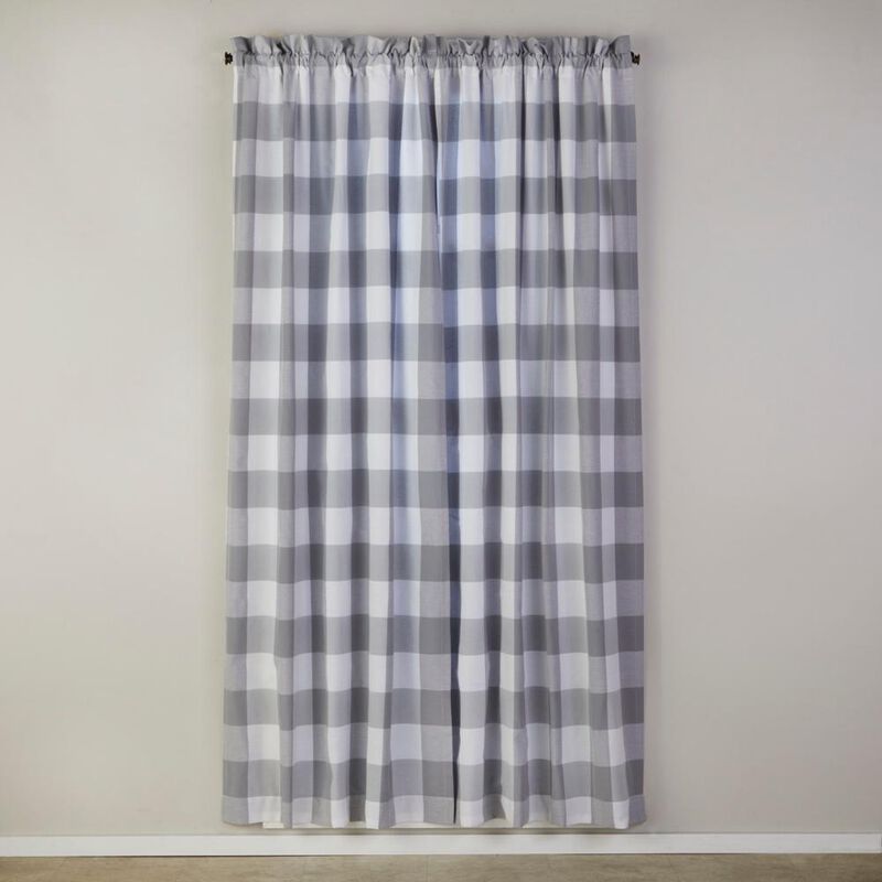 SKL Home By Saturday Knight Ltd Grandin Curtain Panel - 40X84", Gray/White