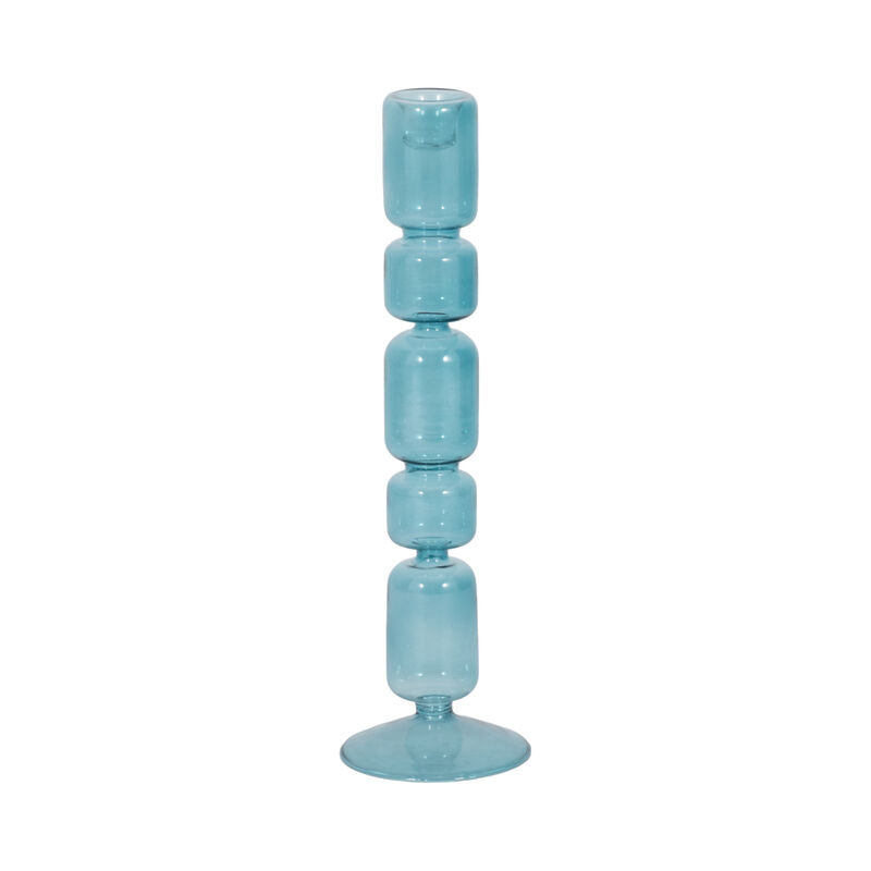 Mixed Bubble Taper Candleholder