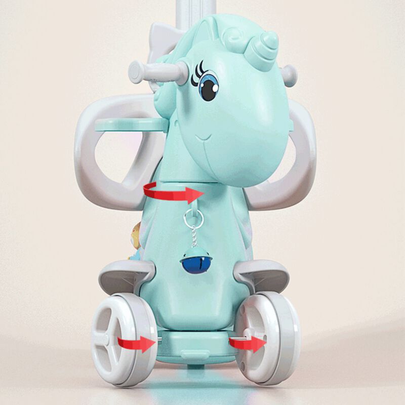 Hikguf 2-in-1 Unicorn Rocking Horse image number 3