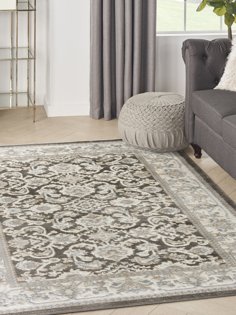 Serenity Home SRH02 Ivory/Gray/Blue 3'11" x 5'11" Rug