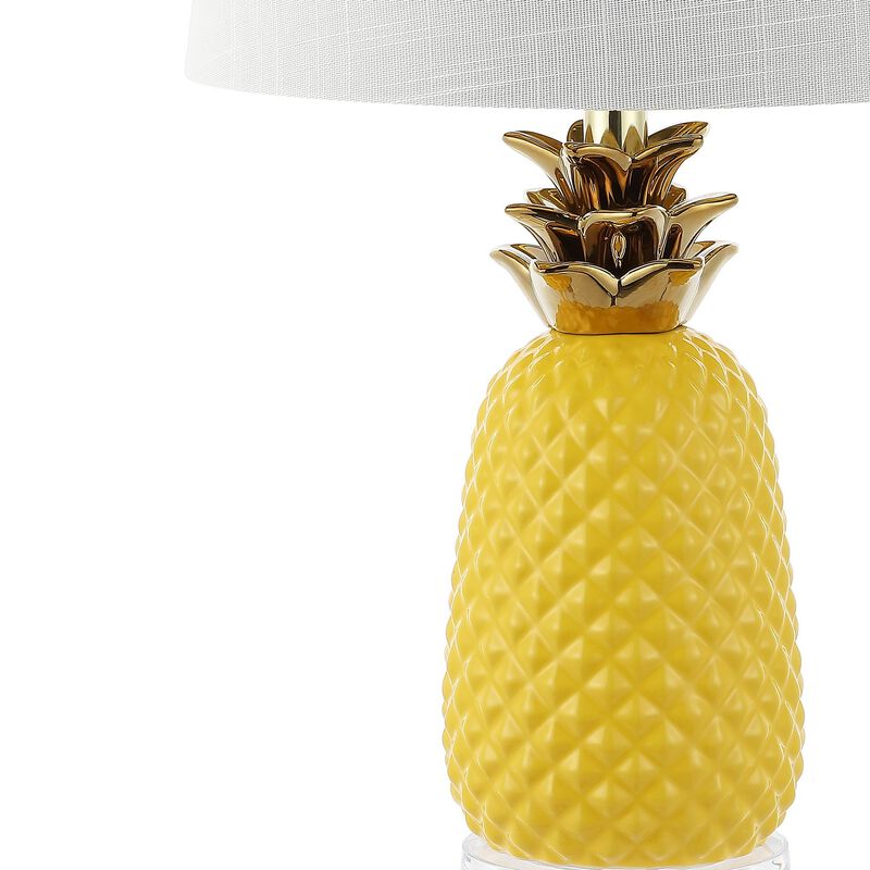 Pineapple Ceramic LED Table Lamp