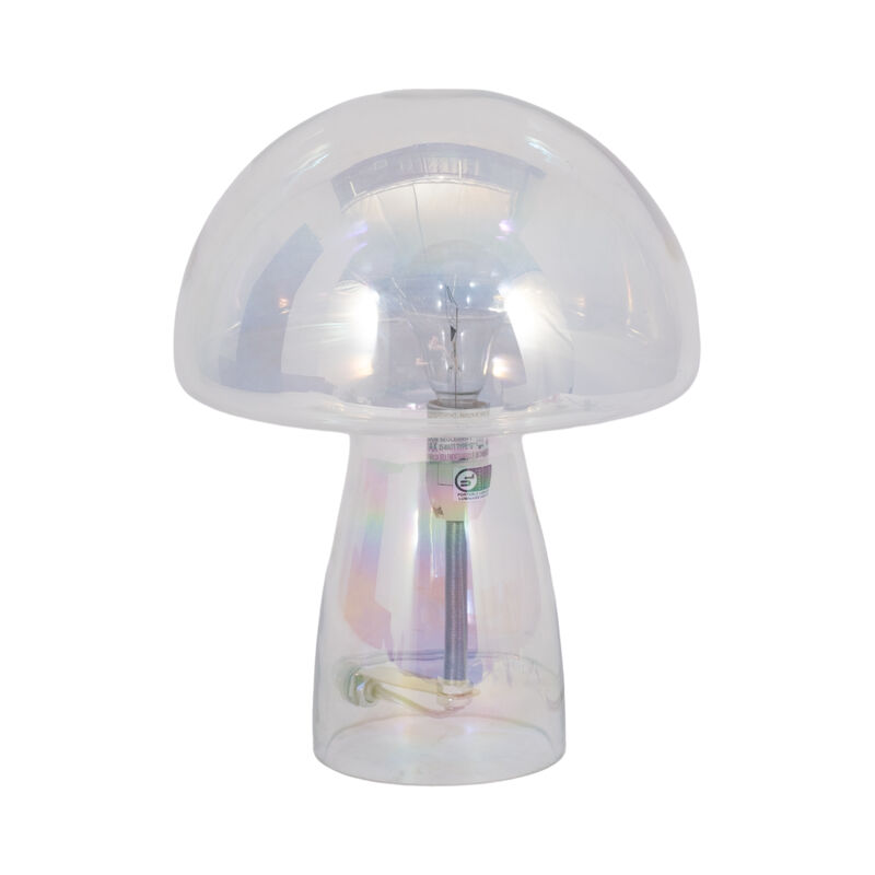11" Luster Mushroom Lamp, Multi image number 2