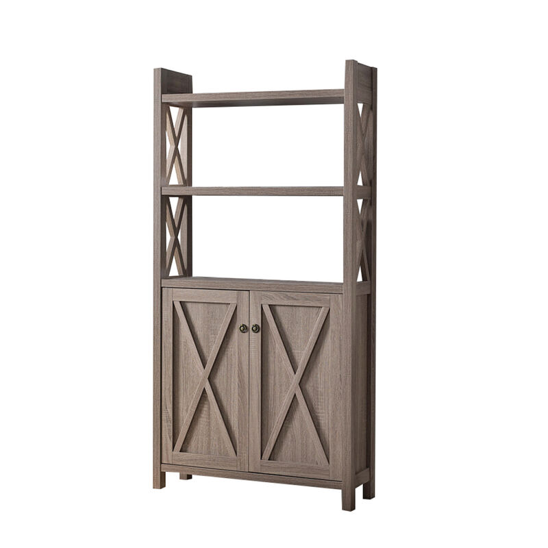 Bookcase Dark Taupe