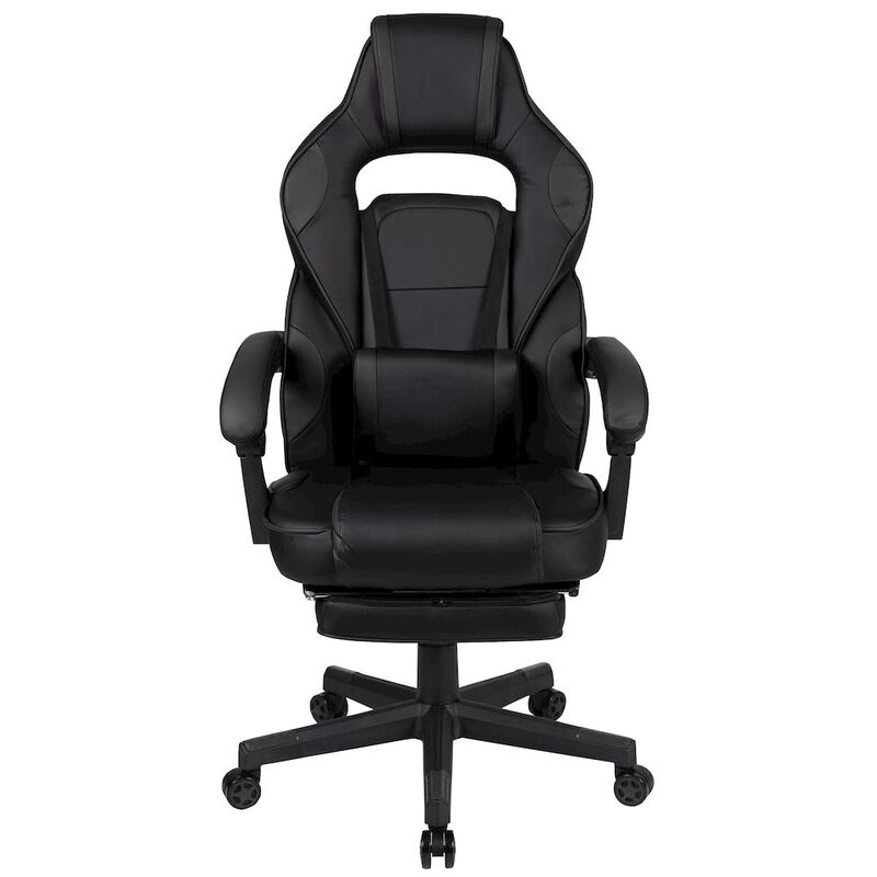 Flash Furniture X40 Gaming Chair Racing Computer Chair - Black/Purple image number 7