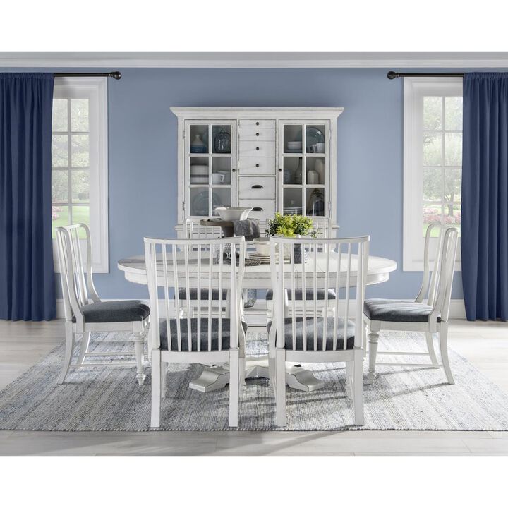 Legacy Classic Cottage Park Slat Back Side Chair (Kd, Uph Seat, Seat Height: 19)