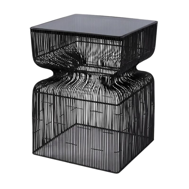 Butler Specialty Ivar 14 in. W Square Stainless Steel Modern End Table, Bronze image number 0