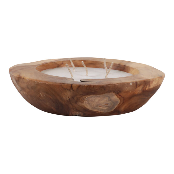 12" Vanilla Teakwood Candle