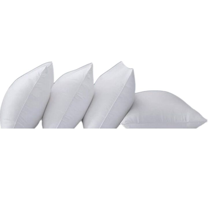 Hivvago Set of 4 - King size Down Alternative Pillows - Machine Washable