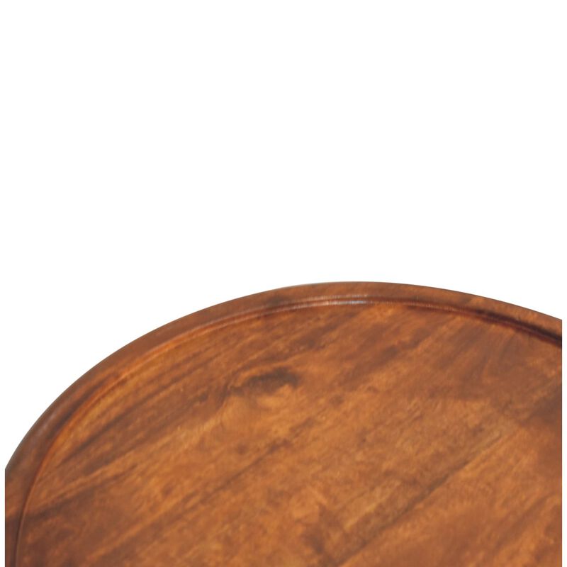 Artisan Furniture Solid Wood Chestnut Plate Coffee Table