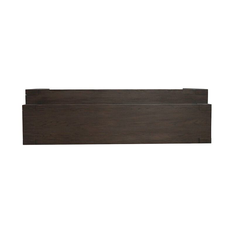 Liberty Furniture Lennox Hill Living Room Console Bar Table with Charging Station - Bark image number 5
